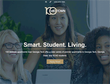 Tablet Screenshot of 100midtown.com